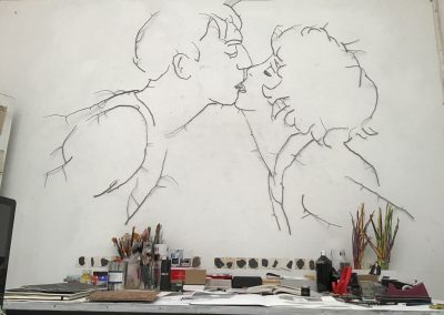 Un dessin au tracé organique